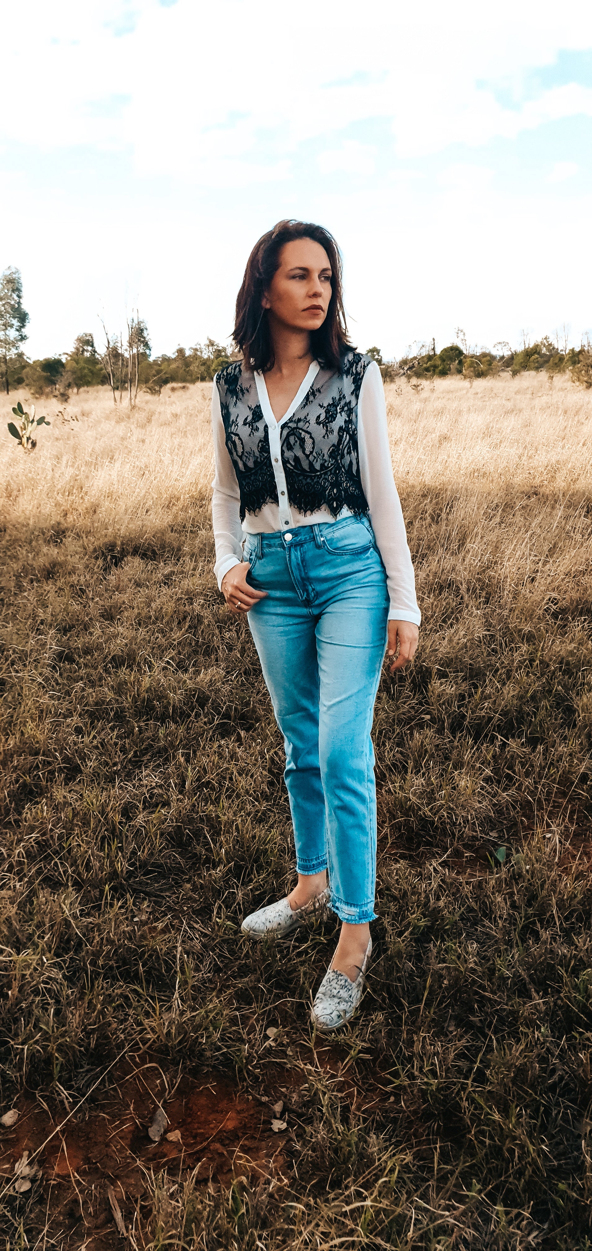 The Delaney Blouse in White