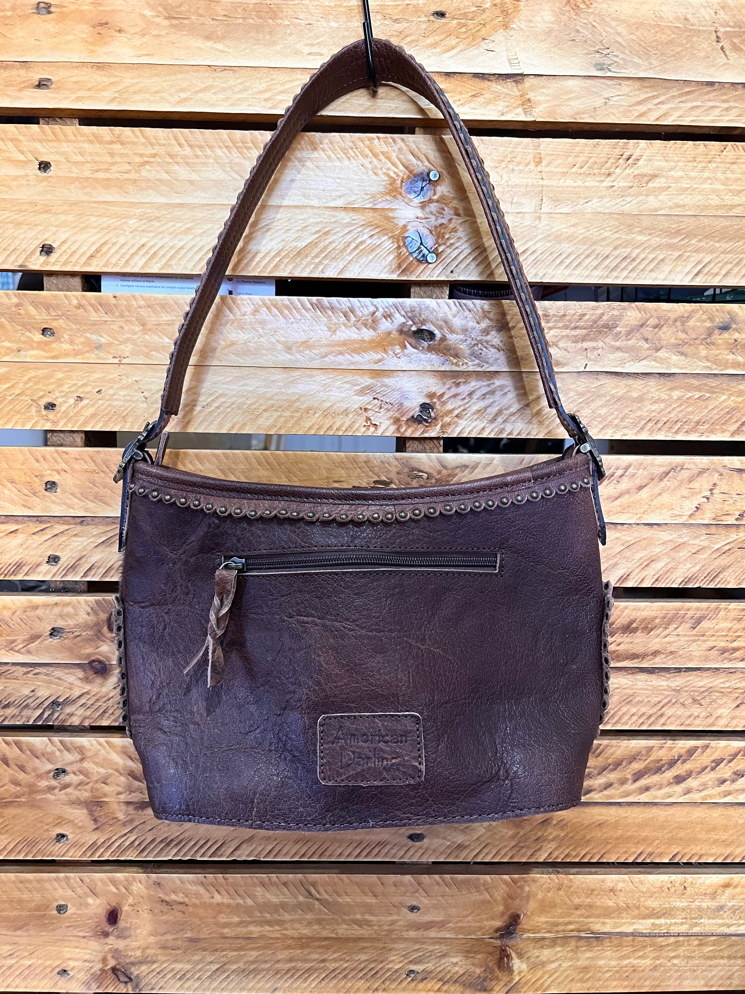 Sedona Tooled Hide Bag